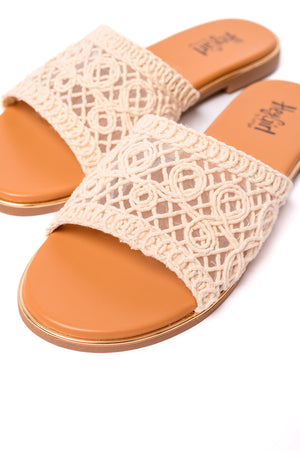 Hey Beach Sandals in Natural  by Corky's