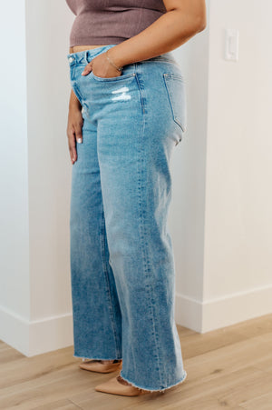 Hope High Rise Wide Leg Jeans by Mica