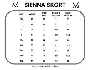 Sienna Skort - Black by Michelle Mae