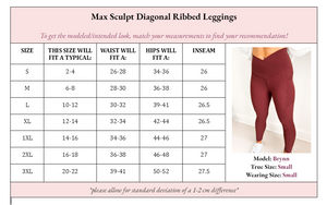 Molly Max Sculpt Ribbed Leggings - Regular - 5 colors