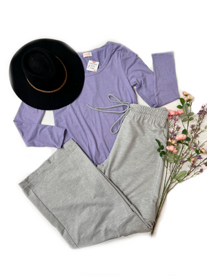 Powder Purple Long Sleeve