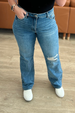 Judy Blue High Rise Tummy Control 90's Straight Jeans