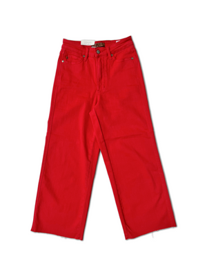 Judy Blue High Waist Tummy Control Crop Jeans Scarlett