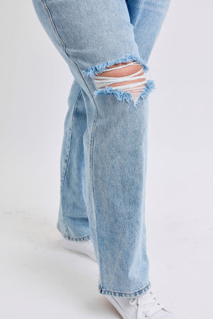 Judy Blue High Waist Rigid Magic 90's Straight Leg Jeans