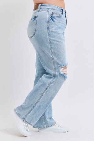 Judy Blue High Waist Rigid Magic 90's Straight Leg Jeans