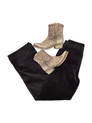 Judy Blue High Waist Corduroy Wide Leg Black Trouser