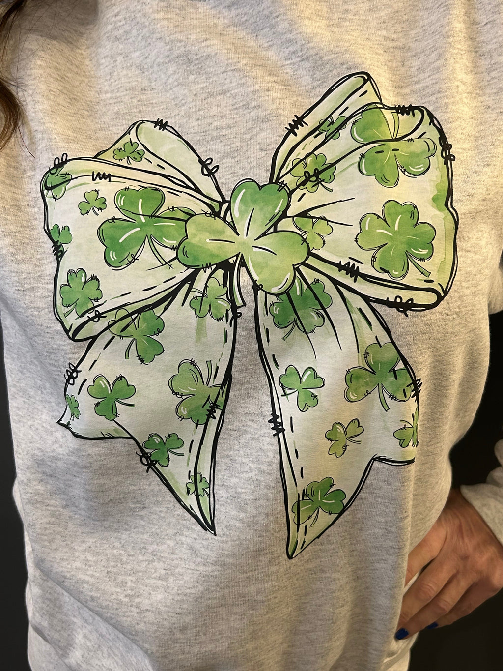 Clover Bow Sweatshirt