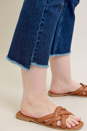 Judy Blue High Waist Dark Wash Kick Flare Jeans