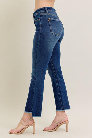 Judy Blue High Waist Dark Wash Kick Flare Jeans