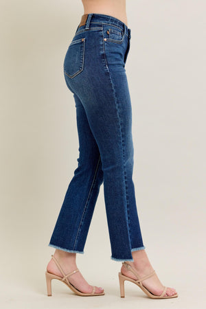 Judy Blue High Waist Dark Wash Kick Flare Jeans