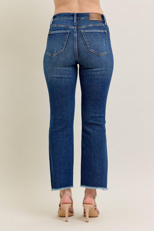 Judy Blue High Waist Dark Wash Kick Flare Jeans