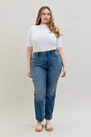 Judy Blue High Waist Straight Leg Jeans