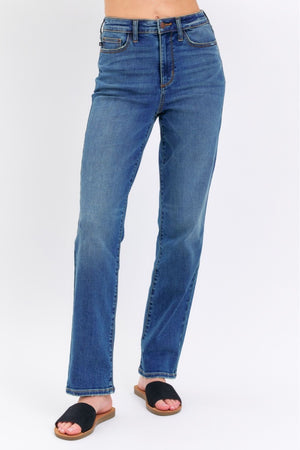 Judy Blue High Waist Straight Leg Jeans