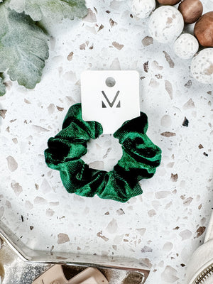 Velvet Scrunchie - Green by Michelle Mae