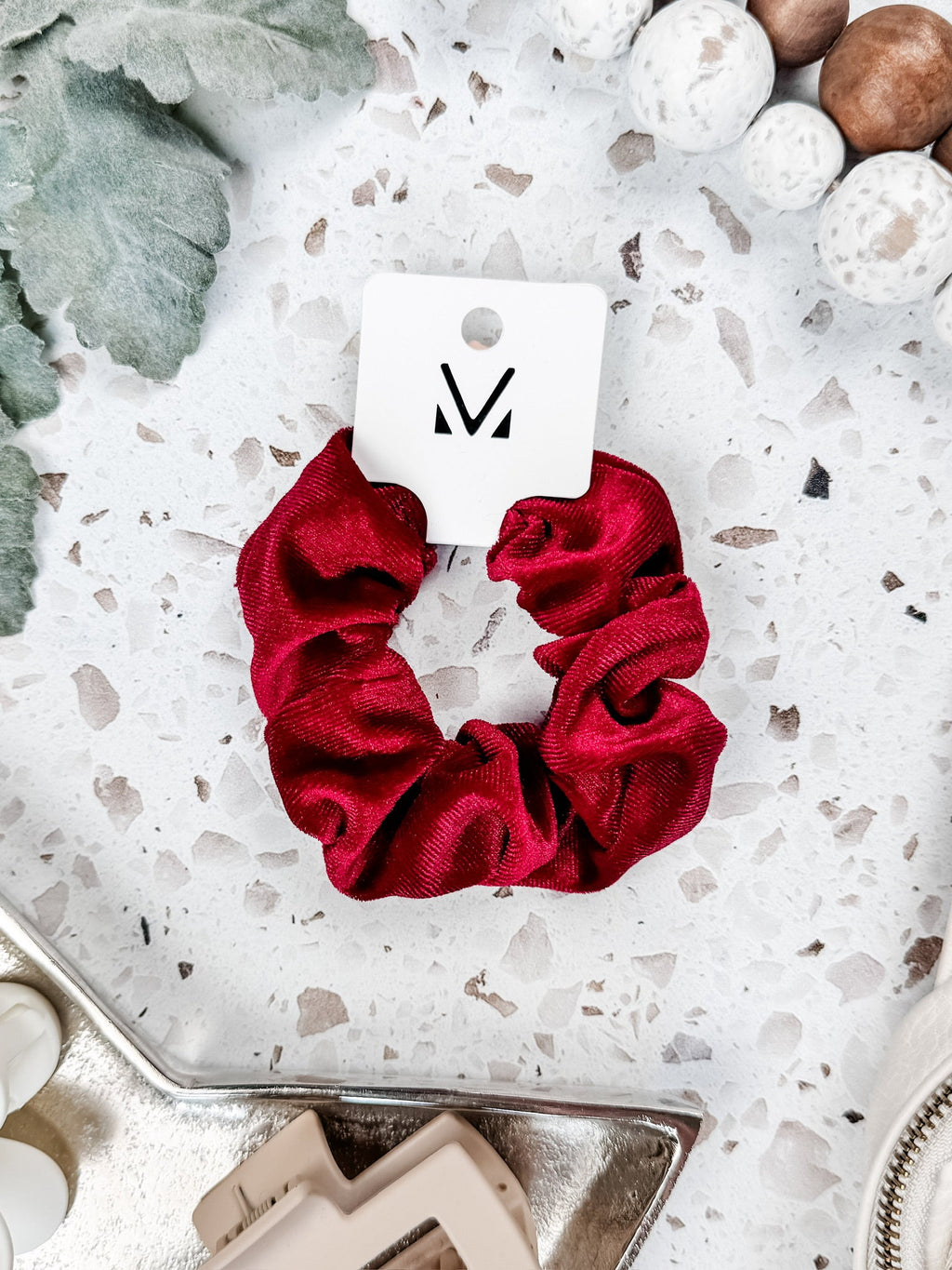 Velvet Scrunchie - Red by Michelle Mae