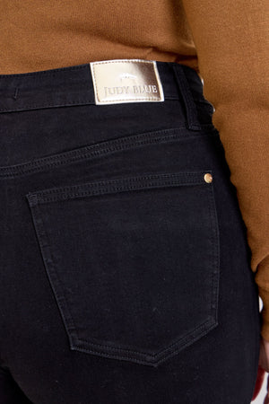 Judy Blue High Waist Retro Wide Leg Jeans Black