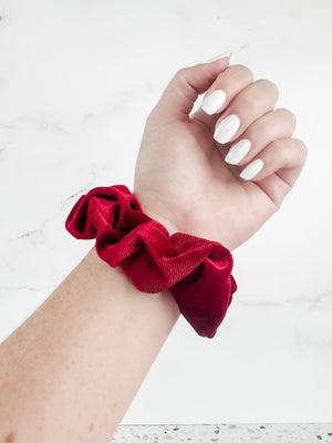 Velvet Scrunchie - Red by Michelle Mae