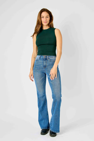 Judy Blue High Waist Classic Vintage Flare Jeans Tall (33.5" inseam)