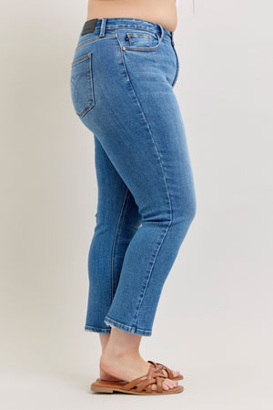 Judy Blue High Waist Ankle Straight Leg Jeans