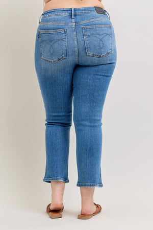 Judy Blue High Waist Ankle Straight Leg Jeans