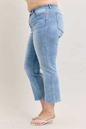 Judy Blue High Waist Ankle Straight Leg Jeans
