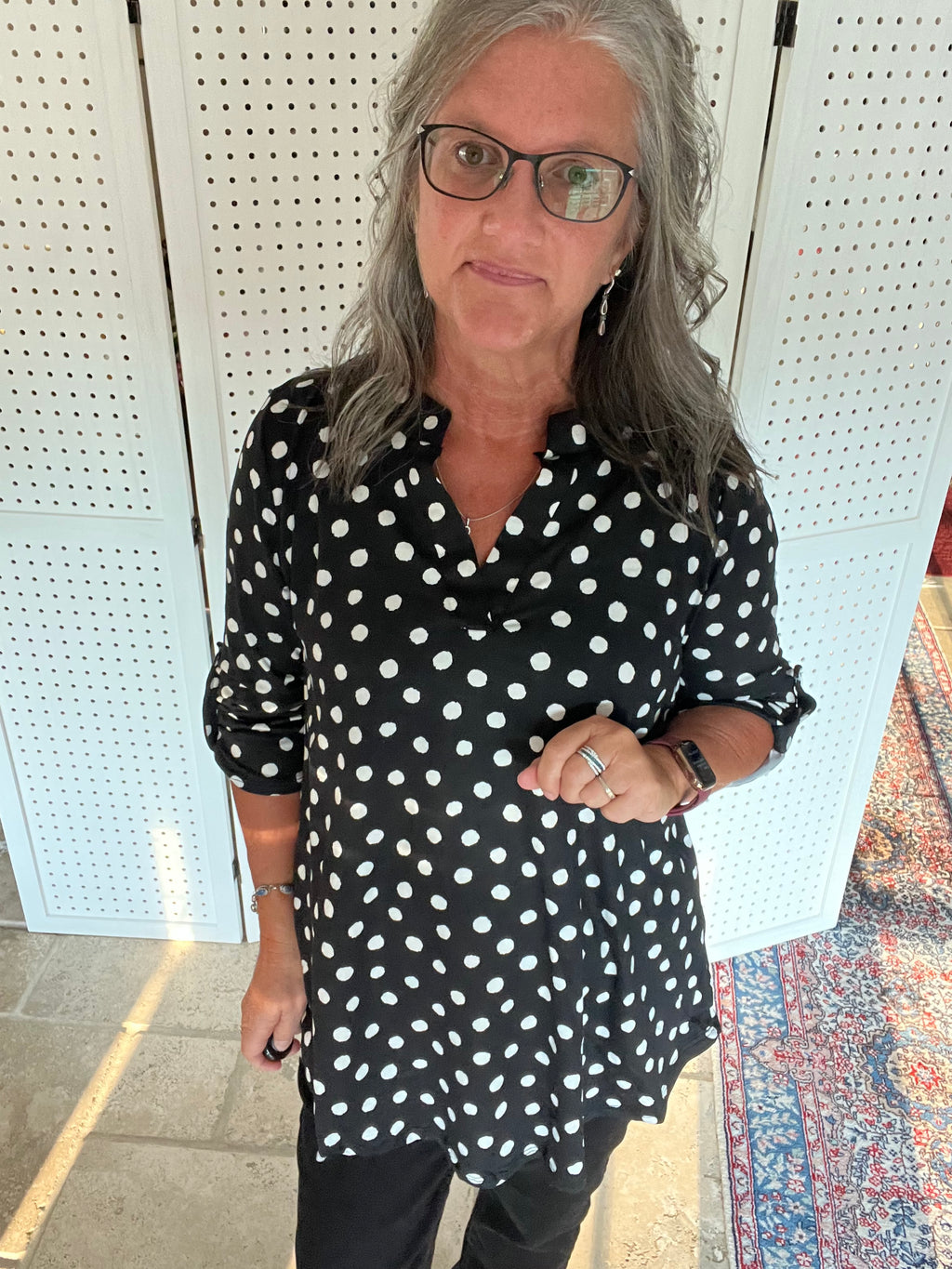 Cover Me In Spots Buttery Soft Gabby Top