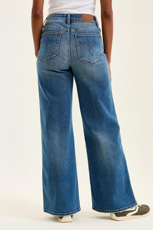 Judy Blue High Waist Retro Wide Leg Jeans