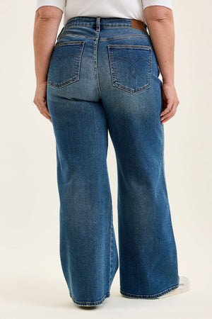 Judy Blue High Waist Retro Wide Leg Jeans