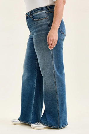 Judy Blue High Waist Retro Wide Leg Jeans