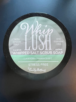 Whipped Lush Salt Scrub Soap - Country Bathhouse