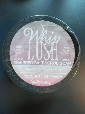 Whipped Lush Salt Scrub Soap - Country Bathhouse