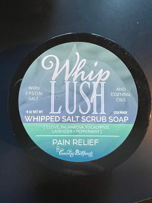 Whipped Lush Salt Scrub Soap - Country Bathhouse