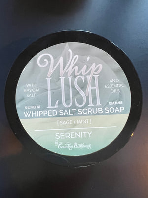 Whipped Lush Salt Scrub Soap - Country Bathhouse