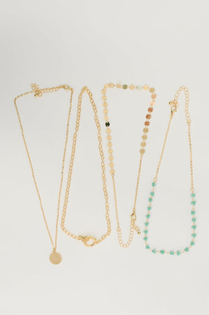 If I Only Could Layered Boho Necklace Set