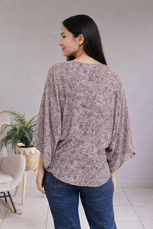 Oasis Petal Kimono Sleeve Top