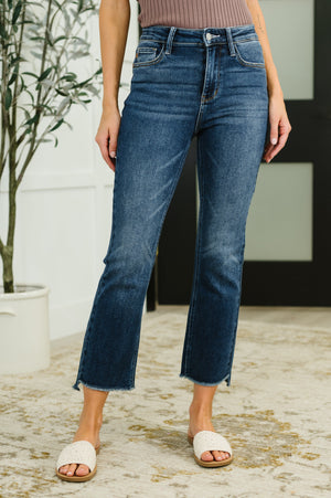 Judy Blue High Waist Dark Wash Kick Flare Jeans