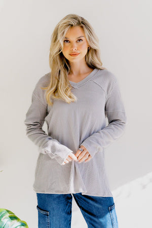 Willow Whisper Long Sleeve Knit Top