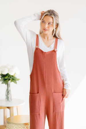 Spiced Serenity Ribbed Jumper