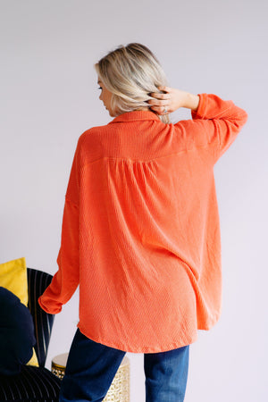 Harvest Hex Ribbed Oversized Cardigan