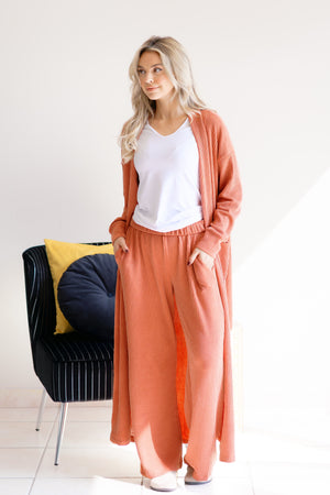 Spiced Chic Ribbed Louge Set by Dear Scarlett