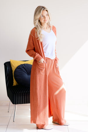 Spiced Chic Ribbed Louge Set by Dear Scarlett