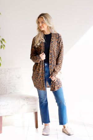 Brown Sugar Spots Cardigan