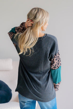 Jolly Jungle Knit Long Sleeve Top