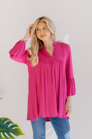 Vivid Petal Swing Top