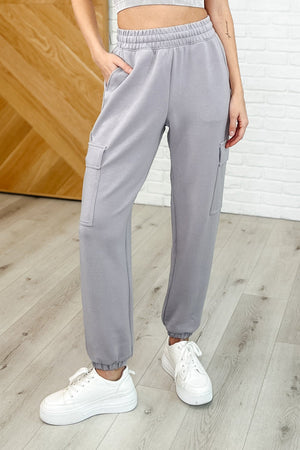 Jog and Snog Joggers in Mystic Grey by Rae Mode