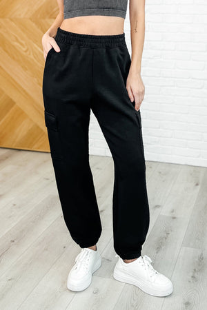 Jog and Snog Joggers in Black by Rae Mode