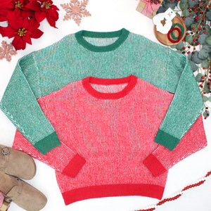 PREBOOK Josie Cozy Crew Sweater - Red