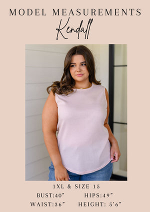 Fundamentals Ribbed Seamless Reversible Tank in Peach by Yelete