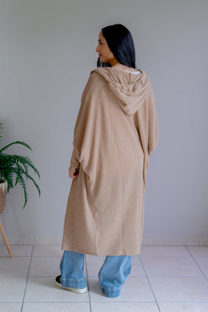 Let It Be Duster Cardigan in Mocha by Dear Scarlett