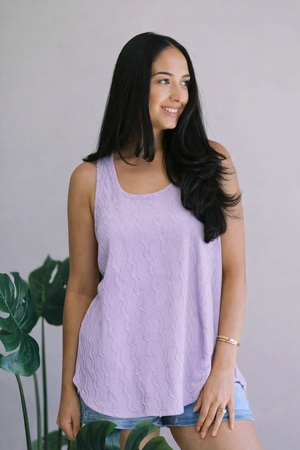 Lilac Reverie Sleeveless Top by Dear Scarlett